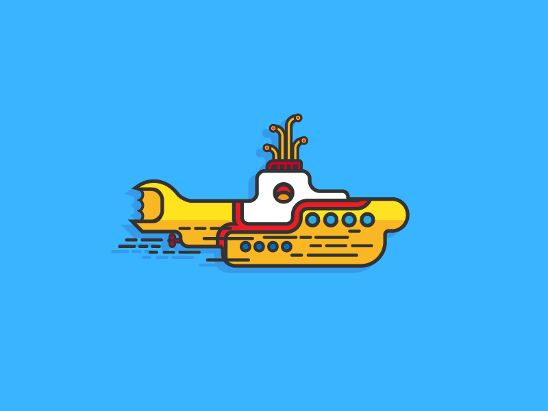 ... In the Land of Submarines boat harrison icon lennon liverpool mccartney music revolver ringo submarine the beatles yellow