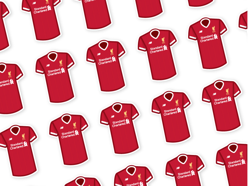 LFC clothing club emoji football icon illustration lfc liverpool shirt soccer sport