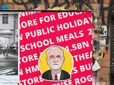 Save the NHS avatar design emoji face icon illustration man nhs politics poster red uk