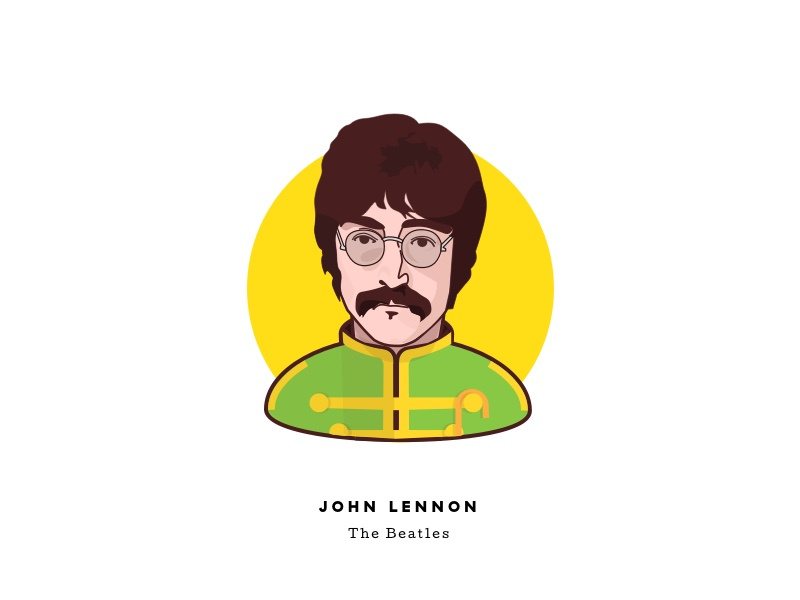 john lennon sgt pepper mustache