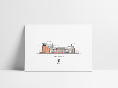 Anfield Illustration Poster