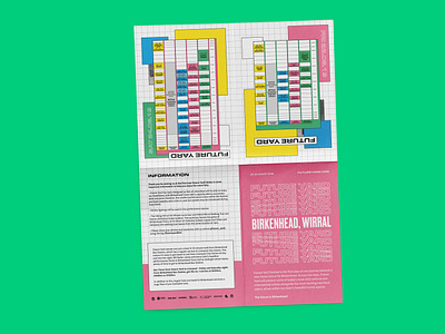 Future Yard Brochure a5 branding brochure design illustration leaflet liverpool music poster print print design type vector