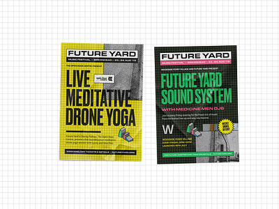Future Yard Posters branding design liverpool music poster print type typography vector