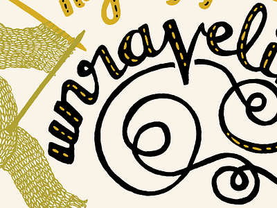 Unraveling some hand letters hand rendered lettering rottencupcakes skillshare typography