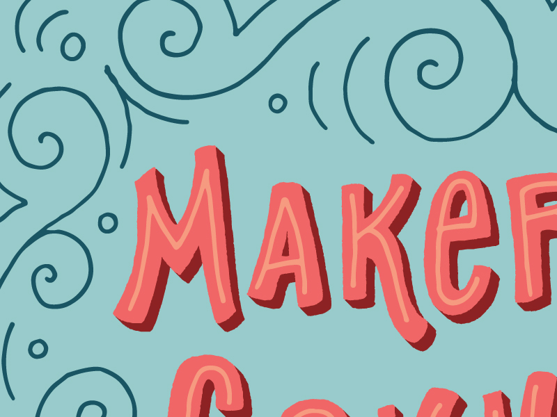 Makers - coloring options gif hand lettering lettering rottencupcakes self initiated project