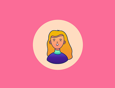 Student avatar adobe illustrator artist avatar avatar icons avatardesign design girl character girl illustration illustration illustrator student icon vector