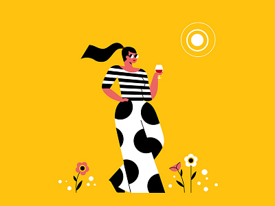 Spring weekend animation character characterdesign graphics illustration illustrator motion the100dayproject vectors woman