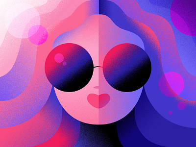 Sunglasses Out animation bold characterdesign graphic illustration illustrator photoshop shapes the100dayproject vectorart vectors women