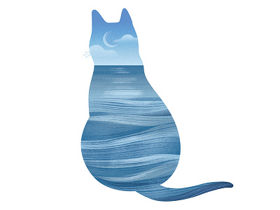 Kafka On The Shore cats caturday digitalart illustration illustrator photoshop sketch the100dayproject vectorart