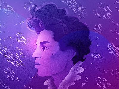 Prince character digitalart illustration illustrator portrait prince purple purplerain vectors