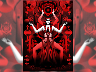 Suspiria (2018) creativewomen filmart horrorart illustration illustrator movieposter poster suspiria vector art womenwhodraw yownw