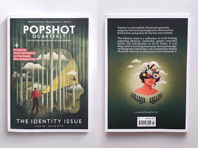 Popshot Magazine - Identity Issue conceptual identity illustration illustrator magazine magazine illustration magazinecover popshot publishing