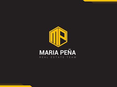 Maria Pena branding digital art graphic design icon logo logo design realestate typography vector