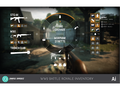 World War 2 Battle Royale Inventory Concept (2019)