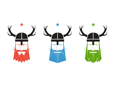 SV illustrations branding illustration vikings