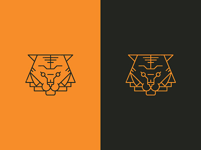 GBH Mock identity illustration logo tiger