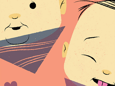 Personal illo sneak peek illustration twins vector