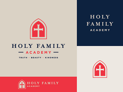 HFA logo // Rd 1 church identity logo typography