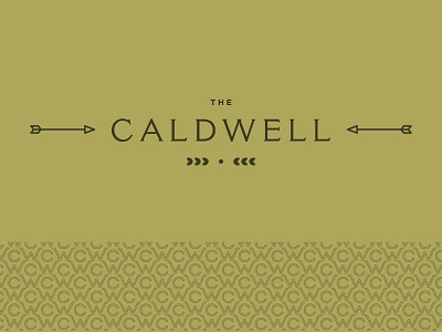 Caldwell branding fake faux logo