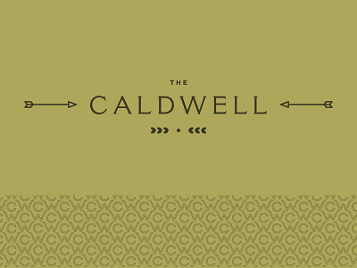 Caldwell branding fake faux logo