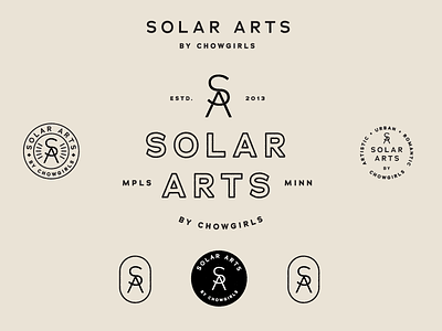 Solar Arts by CG badge logo rebrand