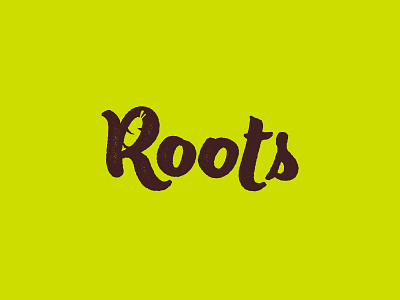 Roots carrot identity logo mark