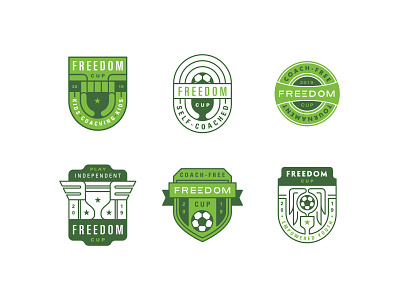 Freedom Cup badge event futbol soccer