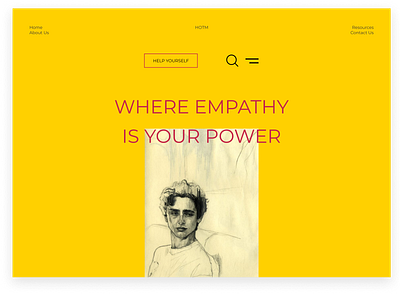 Mental health website homepage design | Creative design ui ux