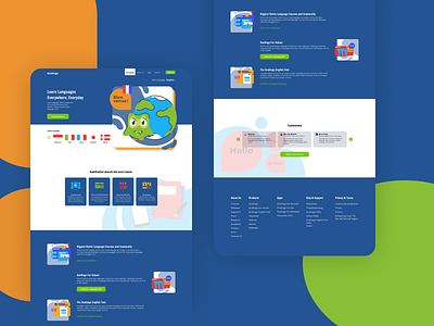 Duolingo Website Redesign