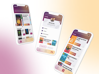 PERPUS - Book Mobile App Design