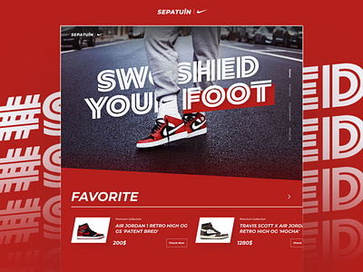 SepatuIn - Shoes Web Design apparel nike outfit red shoes shoes app shoes web urban urban web web design young