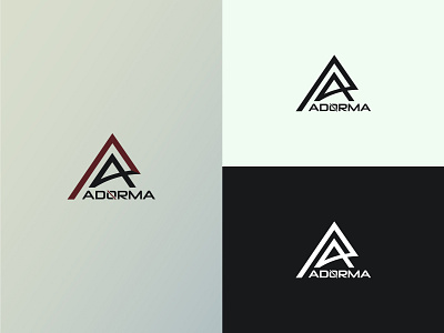 ADORMA LOGO app branding design flat graphicdesign graphics icon logo logodesign logomarks minimal musiclogo vector