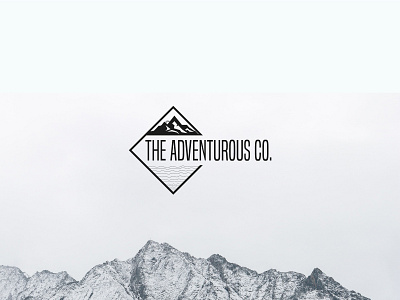 ADVENTURES CO. branding design flat graphicdesign icon logo minimal vector