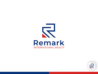 Remark (International Realty) 3d branding design flat graphicdesign illustration logo minimal ui ux vector