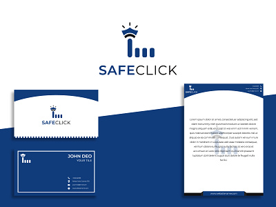 Safe Click branding design flat graphic design graphicdesign icon illustration logo logomark minimal ui vector
