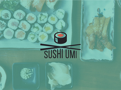 Sushi Umi branding design flat graphicdesign logo minimal ui ux vector