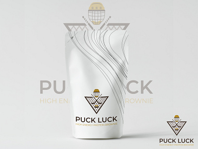 Puck Luck branding design flat graphicdesign illustration logo minimal vector