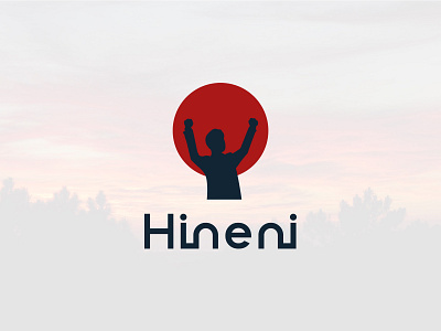 Hineni branding design flat graphic design graphicdesign logo minimal vector