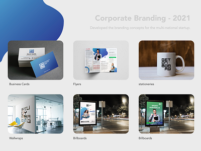 Corporate Branding - 2021 billboard design branding business card corporate branding corporate flyer design farviz flyer illustration logo minimal stationary design