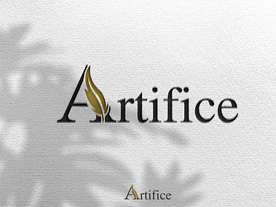 Artifice Logo Design animation branding creativity design designer illustration illustrator logo logodesign typography