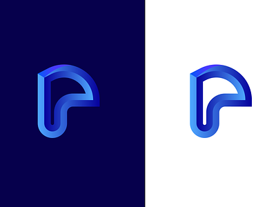 letter p logo app