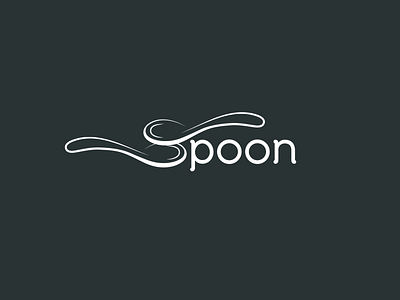 Spoon branding branding logo creative spoon food logo logo design logo inspiration logo mark minimal logo restaurant logo simple spoon logo unique logo wordmark logo