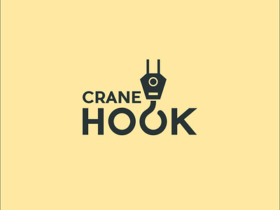 Crane Hook Logo ! branding branding logo building logo construction construction hook logo construction logo crane crane hook crane hook logo crane logo have logo hook logo simple logo wordmark logo