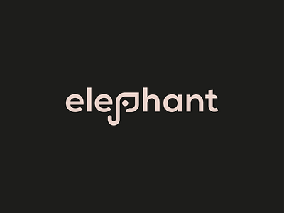 wordmark logo animal animal logo branding creative logo elephant elephant logo logo logo design minimal logo simple logo wordmark wordmark elephant logo wordmark logo