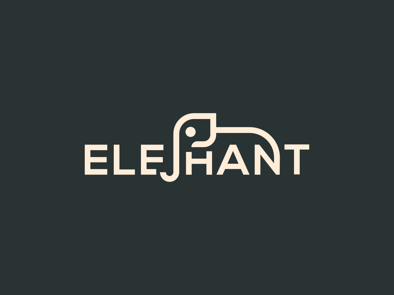 Elephant Wordmark by Mizan on Dribbble