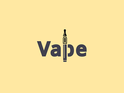 Vape Logo ! branding branding logo creative logo fire logo simple logo smoke logo vape vape logo wordmark wordmark logo