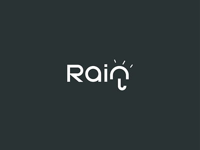 Rain Logo ! ambarella logo branding branding logo cloud logo creative logo logo logo design rain rain logo wordmark wordmark logo