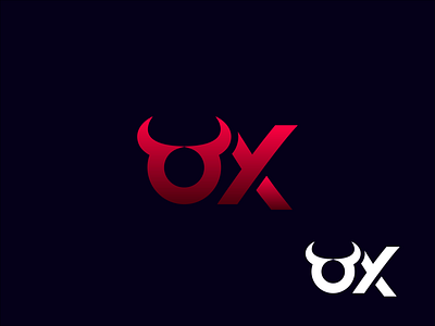 OX branding bull bull logo cow logo creative ox logo logo design logo inspiration minimal logo ox ox logo ox wordmark logo simple logo wordmark wordmark logo