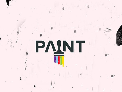 Paint ! art art logo branding creative logo logo logo design logomark paint paint logo paint wordmark logo painting logo spray logo typography logo wordmark logo