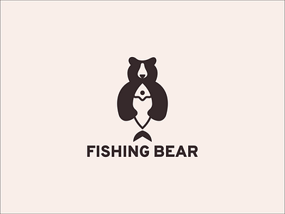 Fishing Bear ! animal logo bear bear fishing logo bear logo bear logo 2022 bear logo design bear logo idea bear wordmark logo branding fishing bear logo logo logo 2022 logo bear logo idea logo inspiration unter bear wood logo